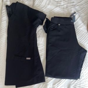 Figs Black Scrubs
